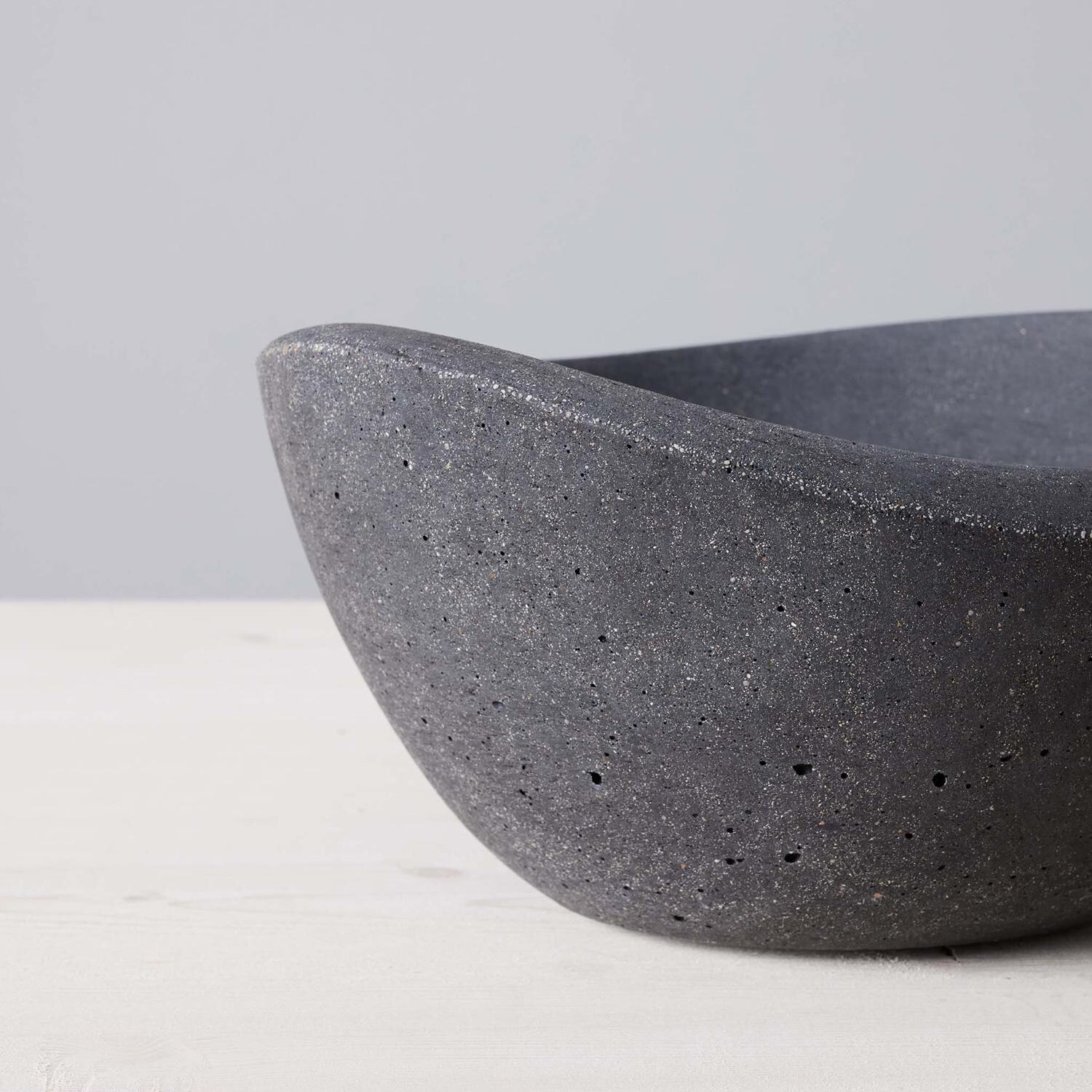 TerraFlame Wave Table Top Fire Bowl - Graphite - Detail thumbnail