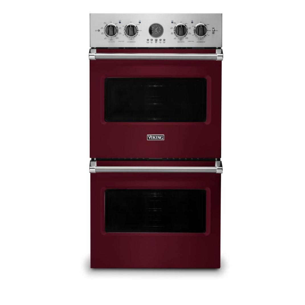 Viking Professional 5 Series Premiere 27-Inch Convection Electric Double Oven - Burgundy - VDOE527BU thumbnail