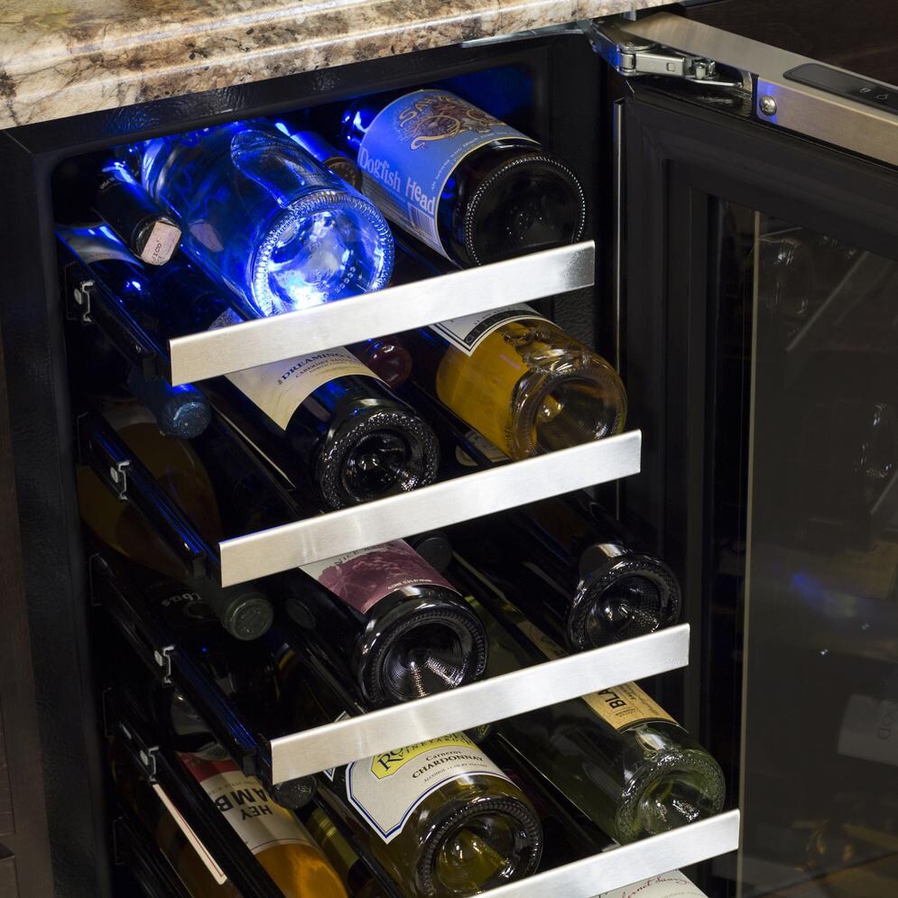Marvel Professional 15-Inch Single Zone Wine Cellar with Lock - Open View thumbnail