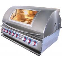 Cal Flame Top Gun 5 Burner Built-In Natural Gas Convection Grill