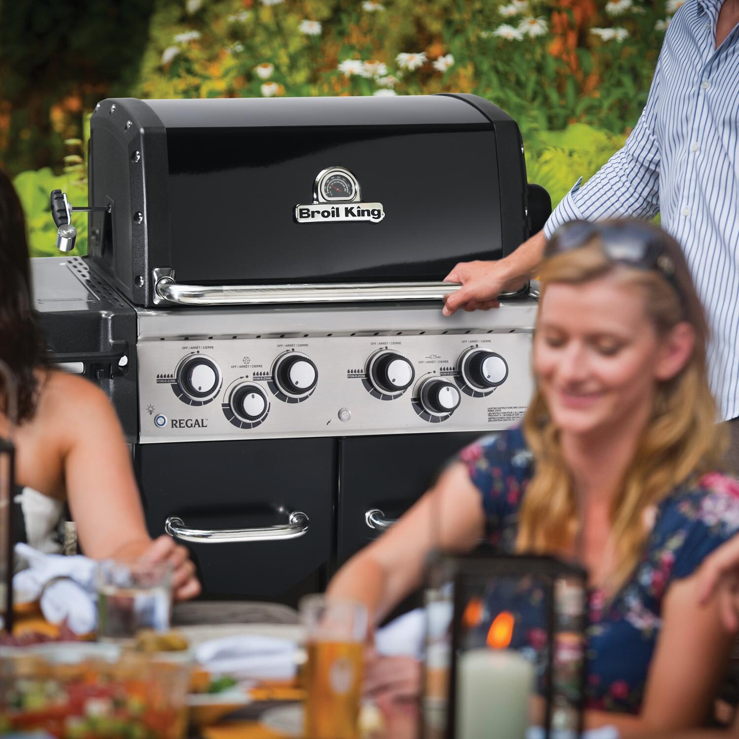 Broil King Regal 490 Pro 4-Burner Freestanding Gas Grill - In Use thumbnail