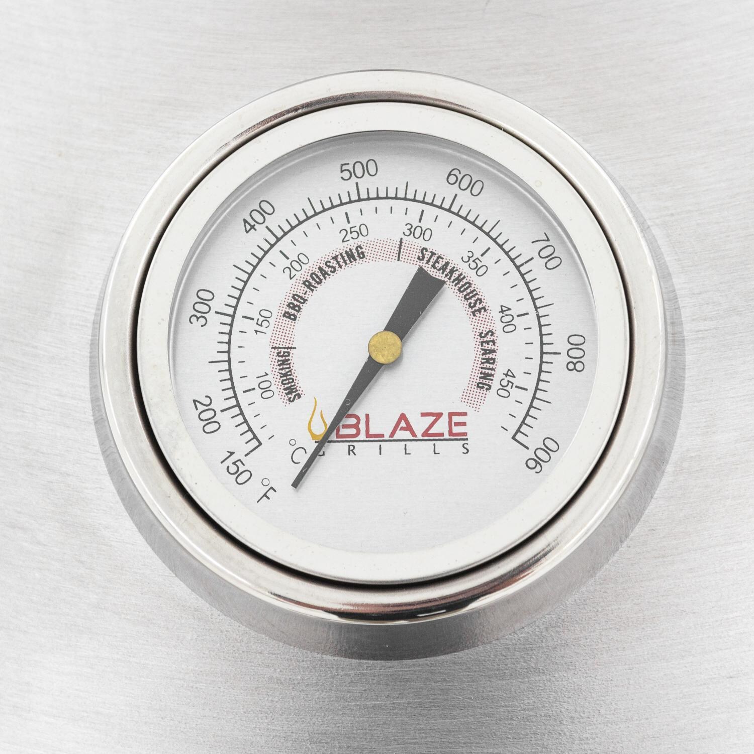 Blaze 20-Inch Freestanding Cast Aluminum Kamado Grill With Round Shelf - Temperature Gauge thumbnail