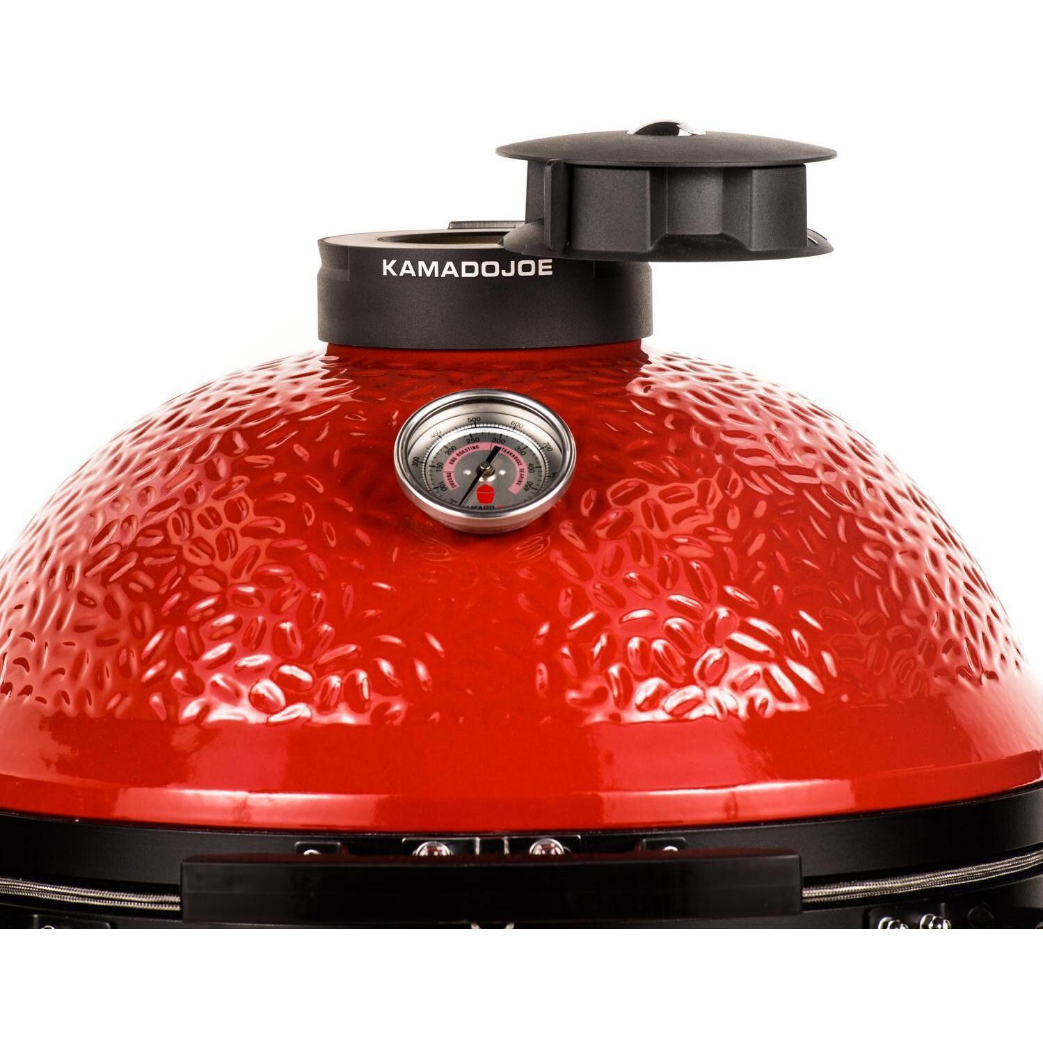 Kamado Joe Classic III 18-in Ceramic Kamado Grill Bundle - Kontrol Tower Top Vent - Detail thumbnail