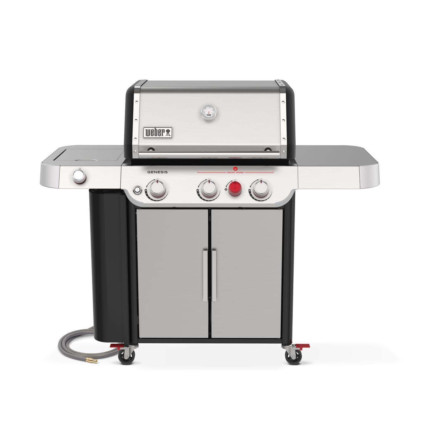 Weber 1500538 GENESIS S-335 Natural Gas Grill in Stainless Steel - White Background thumbnail