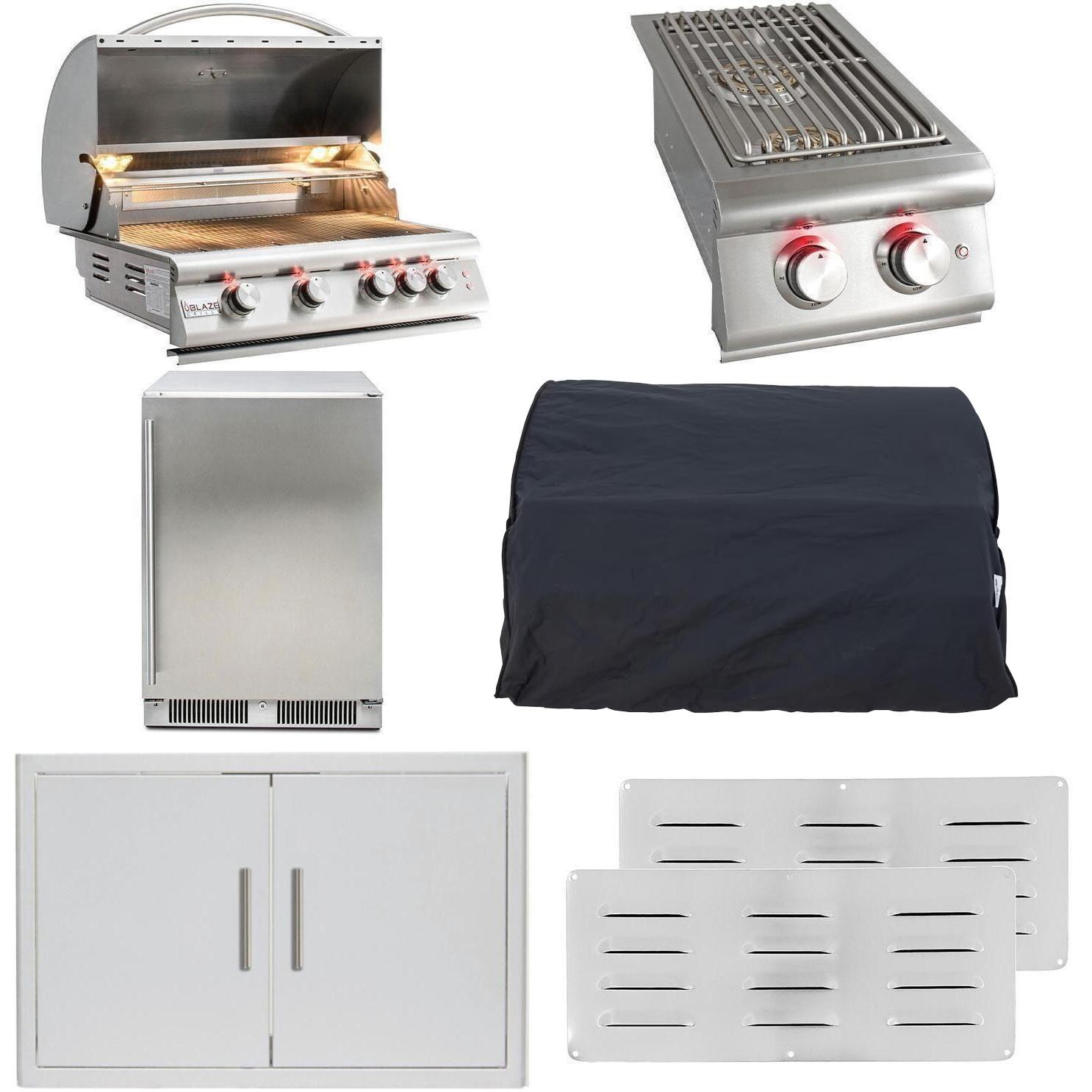 Blaze BLZ-4LTE2-LP Premium LTE 7-Piece 32-Inch Propane Outdoor Kitchen Package thumbnail