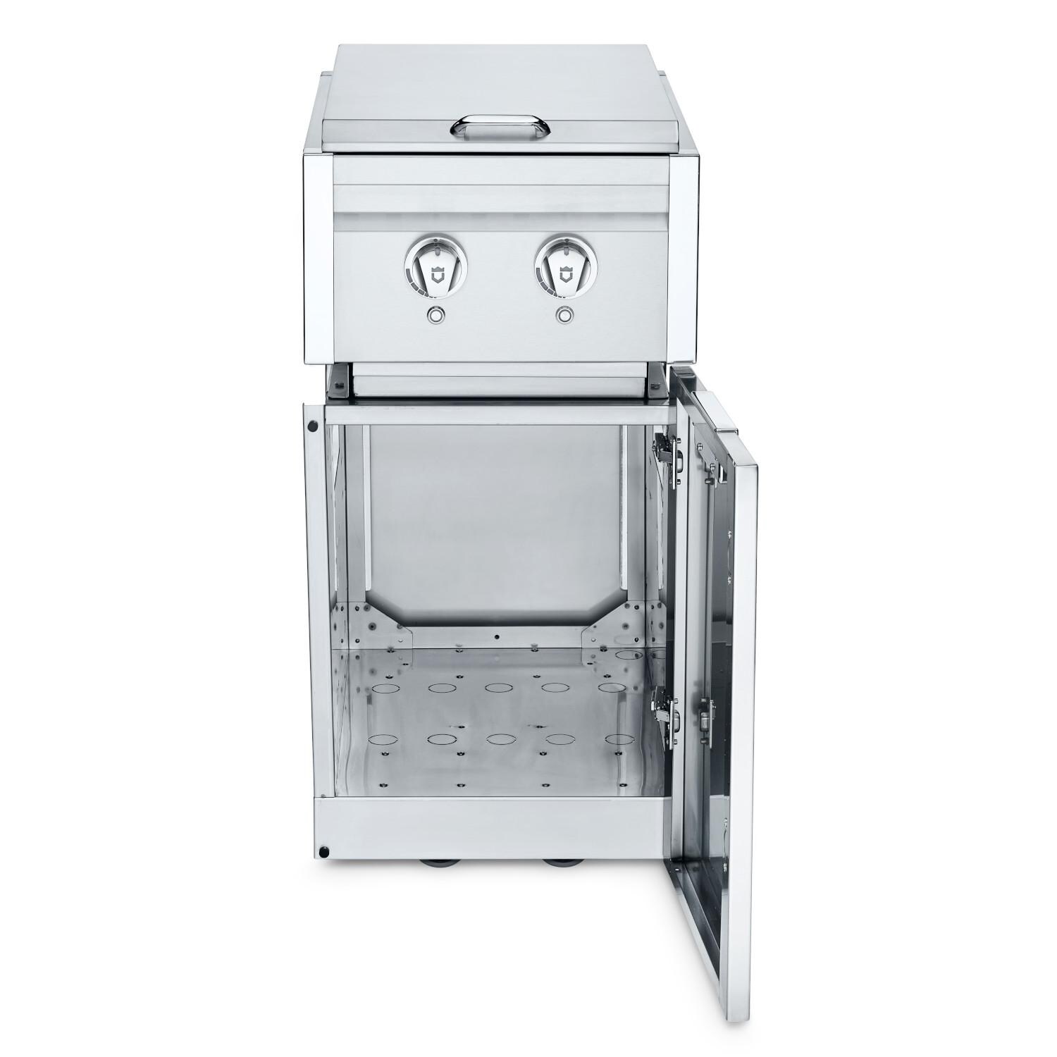 Crown Verity ICM-SB-SIBULK-LT Infinite Series 18-Inch Stainless Steel Cabinet Module with Propane Dual Side Burner & Light Package thumbnail