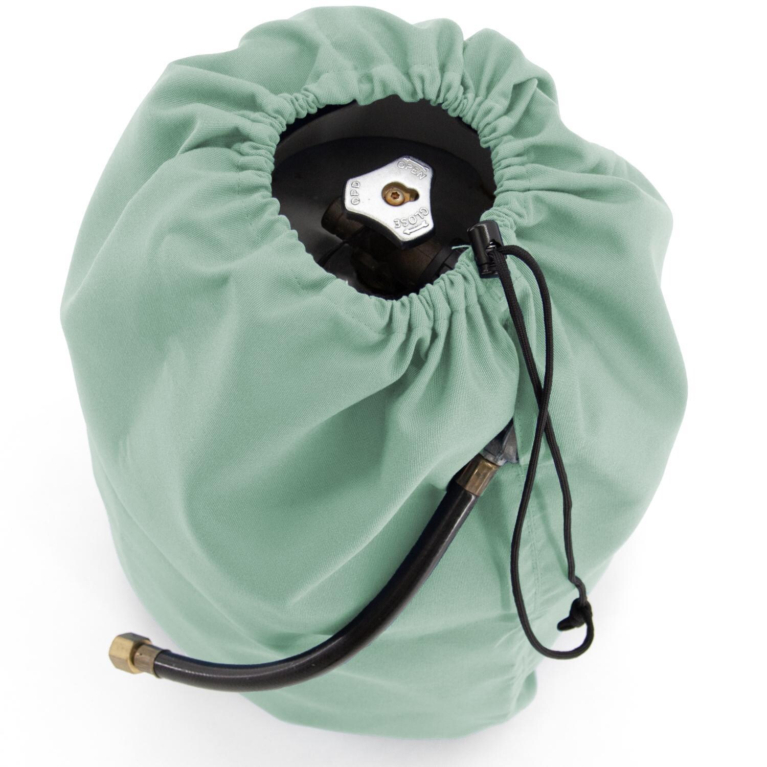 Signature Series Propane Tank Cover by BBQGuys - In Use Above thumbnail