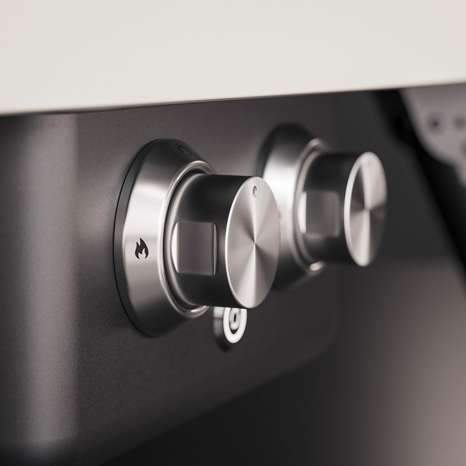 Witt 80650065 Etna Rotante Propane Pizza Oven - Matte Stone - Detail thumbnail