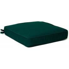 Sunbrella Canvas Forest Green Medium Outdoor Replacement Seat Cushion W/ Piping By BBQGuys