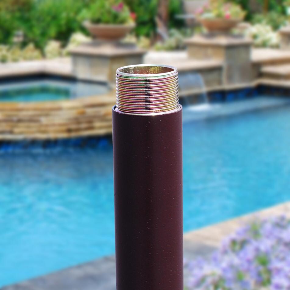 Galtech 11 Ft. Octagonal Patio Umbrella W/ Crank Lift - Threaded Coupling Detail