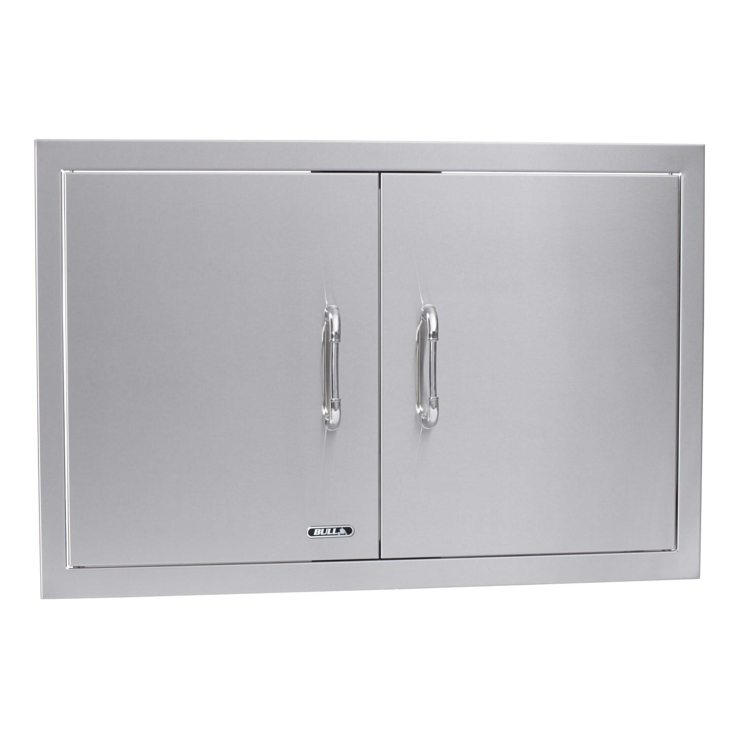 Bull 33580 Bull 30-Inch Stainless Steel Double Access Door - Front - White Background thumbnail