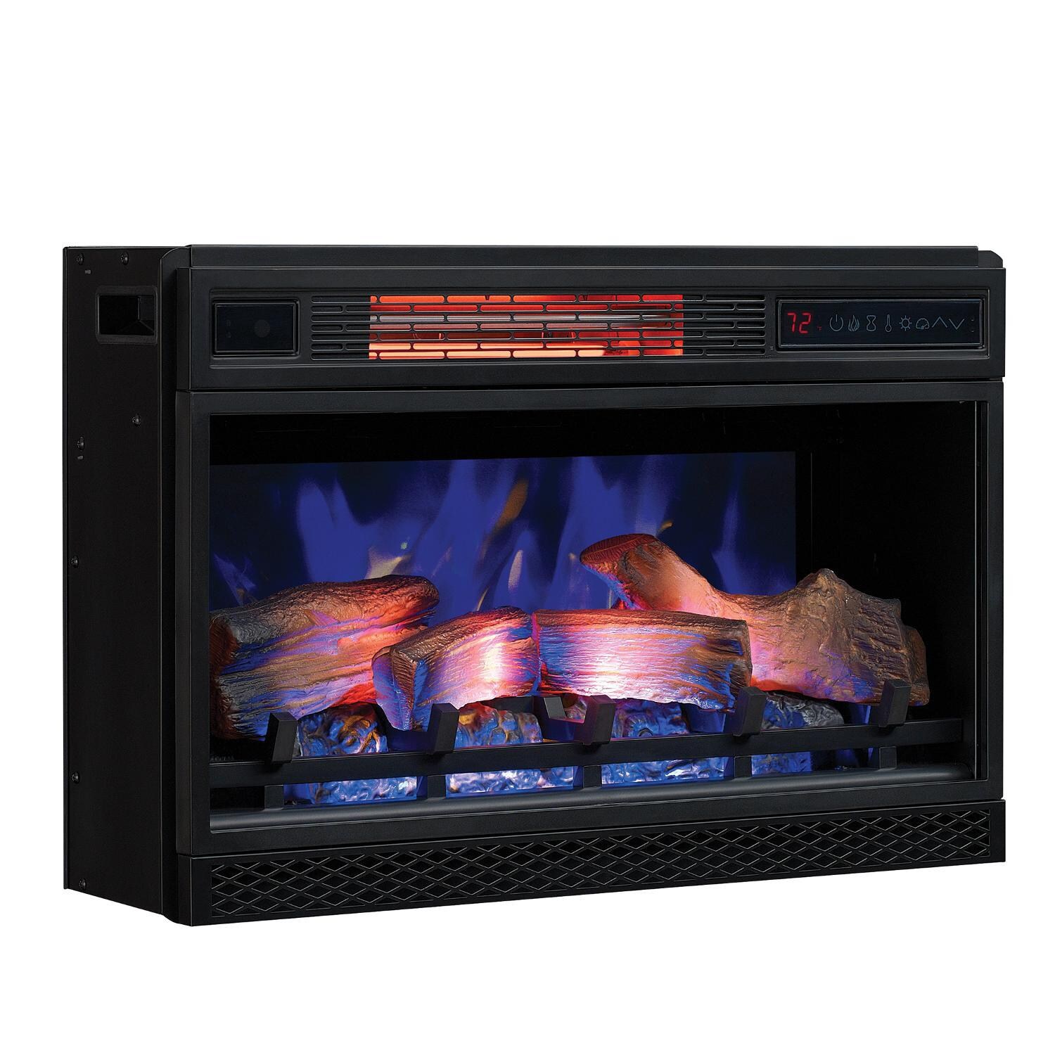 Classic Flame 26II042FGL Spectrafire 26-Inch 3D Infrared Quartz Electric Fireplace Insert - Angle Purple thumbnail