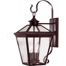 Savoy House Ellijay Three Light 19-Inch Wall Mount Lantern - English Bronze - 5-141-13