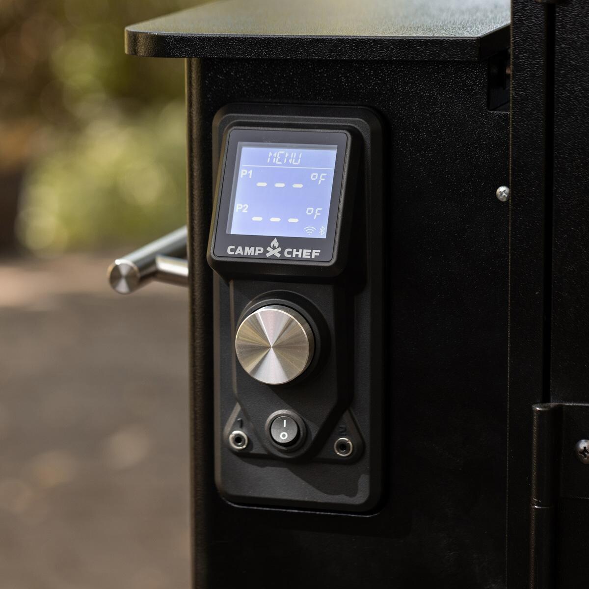 Camp Chef PGSBXXL XXL Pro WIFI Vertical Smoker - Hopper & Controls - Detail thumbnail