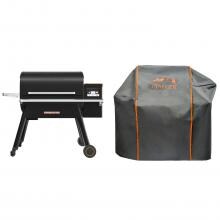 Traeger Timberline 1300 Wi-Fi Controlled Wood Pellet Grill W/ WiFIRE & Grill Cover - TFB01WLE + BAC360