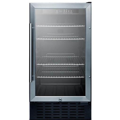 Summit 2.7 Cu. Ft. ADA Compliant Built-In / Freestanding Beverage Refrigerator - Stainless Steel - SCR1841ADA thumbnail