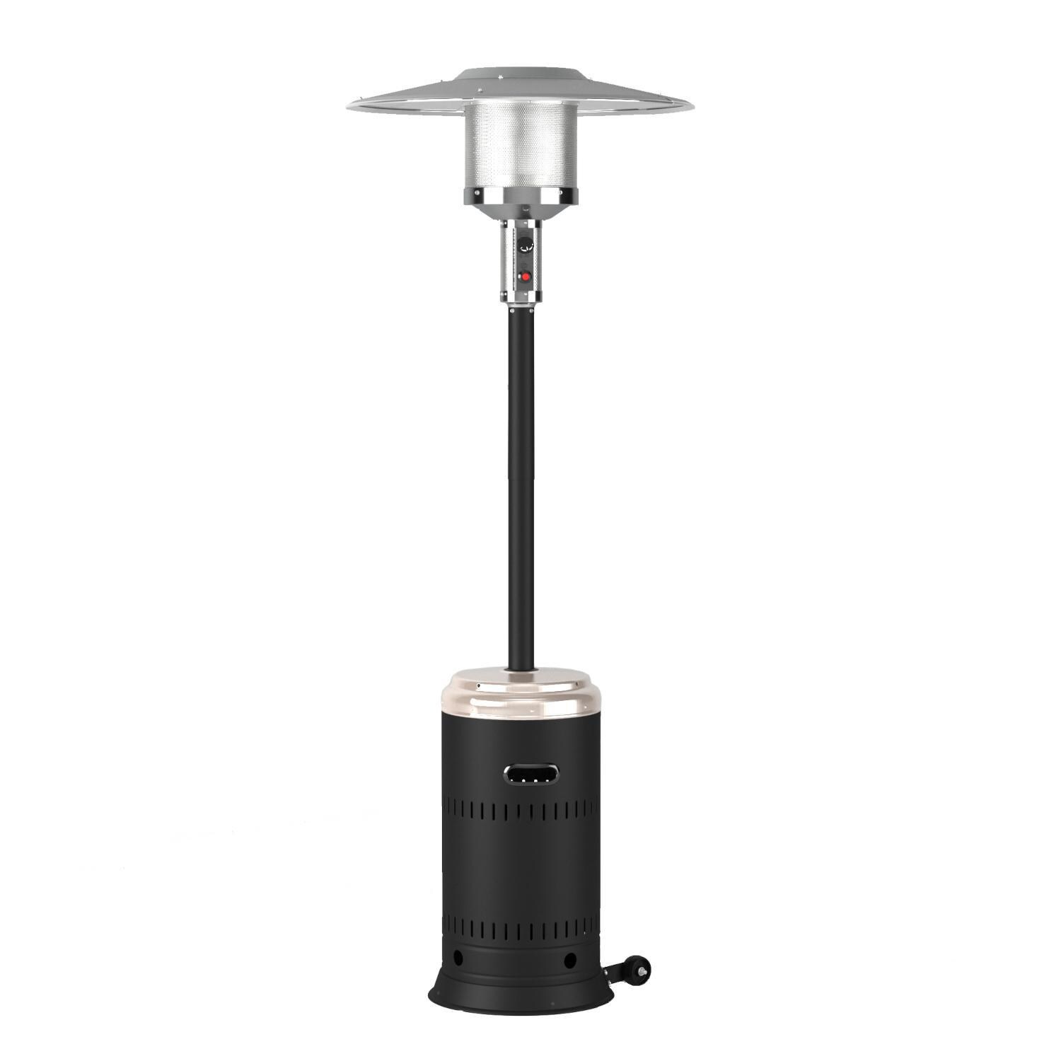 Ultimate Patio Performance Series 46,000 BTU Propane Gas Patio Heater - Onyx & Stainless Steel - 63716