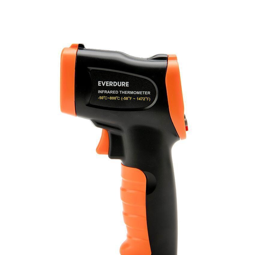 Everdure ETEMPGUN Infrared Temperature Gun - Left Side View - White Background thumbnail