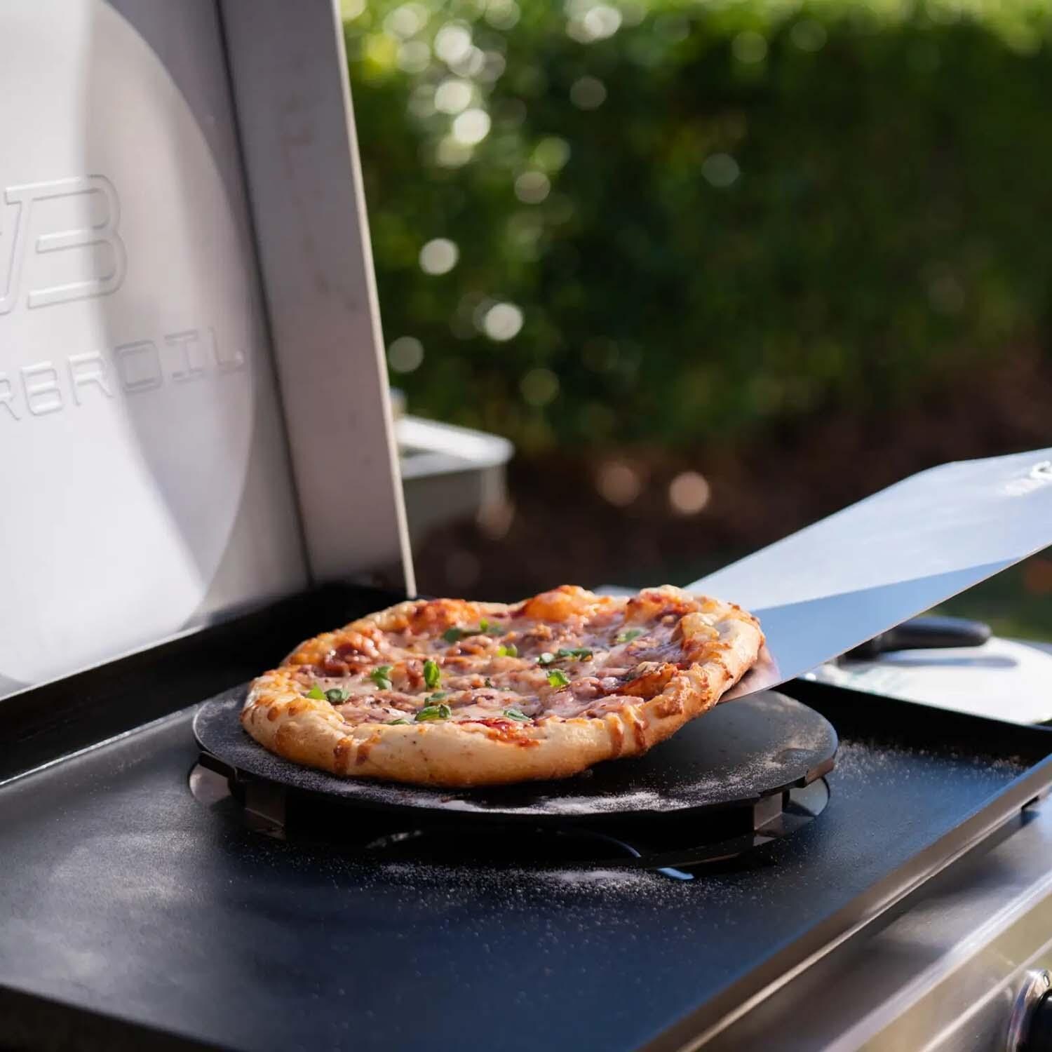 Charbroil 463717325 Versa-Tile 3 Burner 28-Inch All-In-One Cooking Station - Pizza - Lifestyle thumbnail