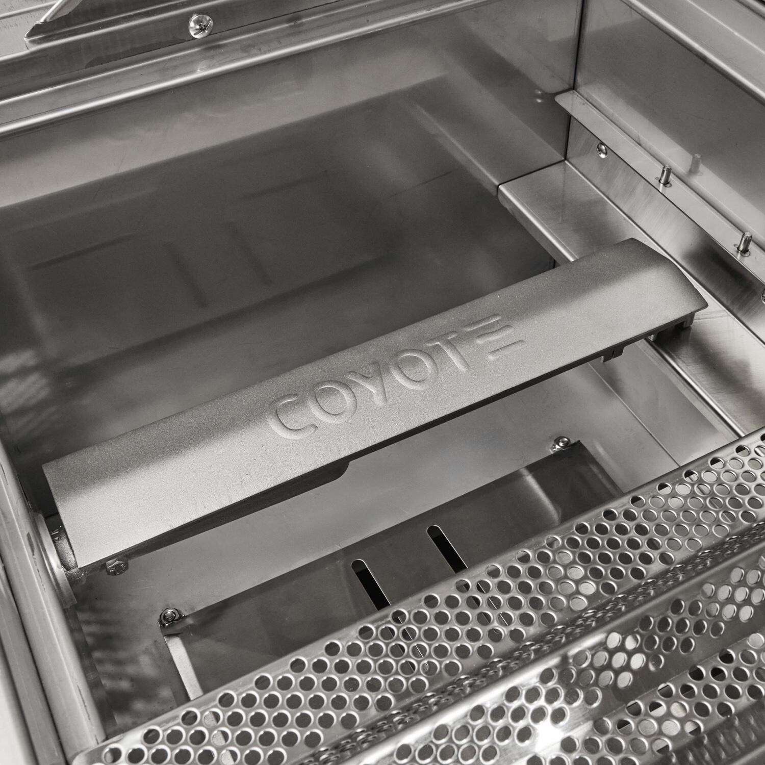 Coyote Outdoor Living C3HY50NG 50 Inch Built-In Hybrid Natural Gas Grill - Burner - Detail thumbnail