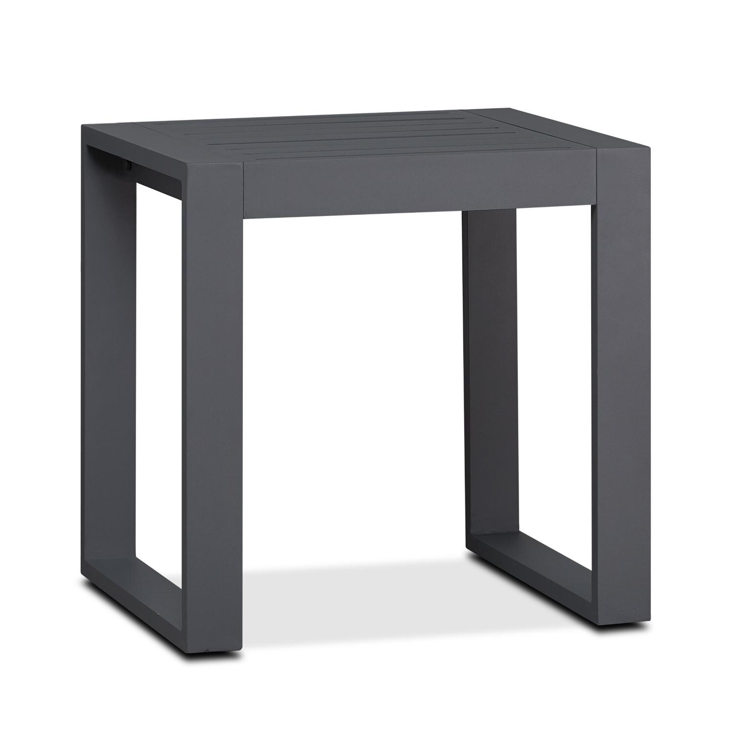 Lakeview Villa Flora Gray 2 Piece End Table Set - Single Table thumbnail