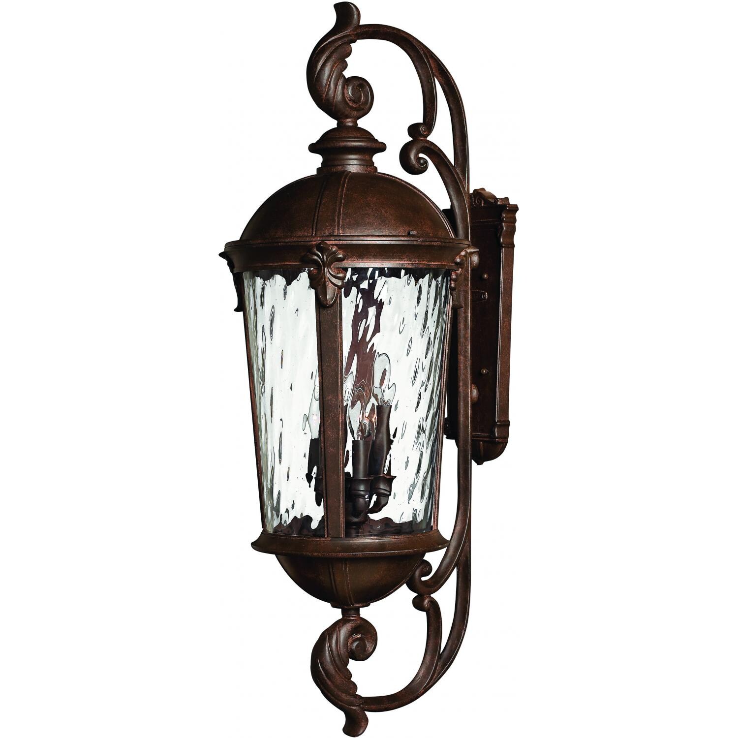 Hinkley Lighting Windsor Six Light 42-Inch Outdoor Wall Light - River Rock - 1929RK