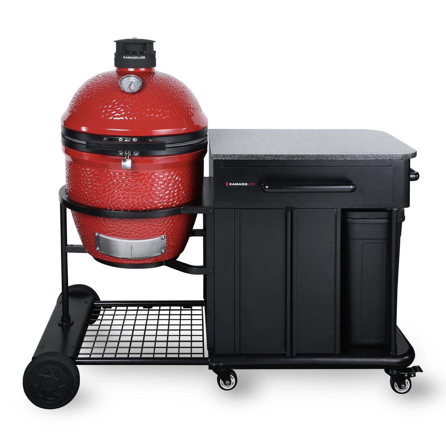 Kamado Joe KJ-CART Modular Cart For 18-Inch Classic Grills - Grill Example thumbnail