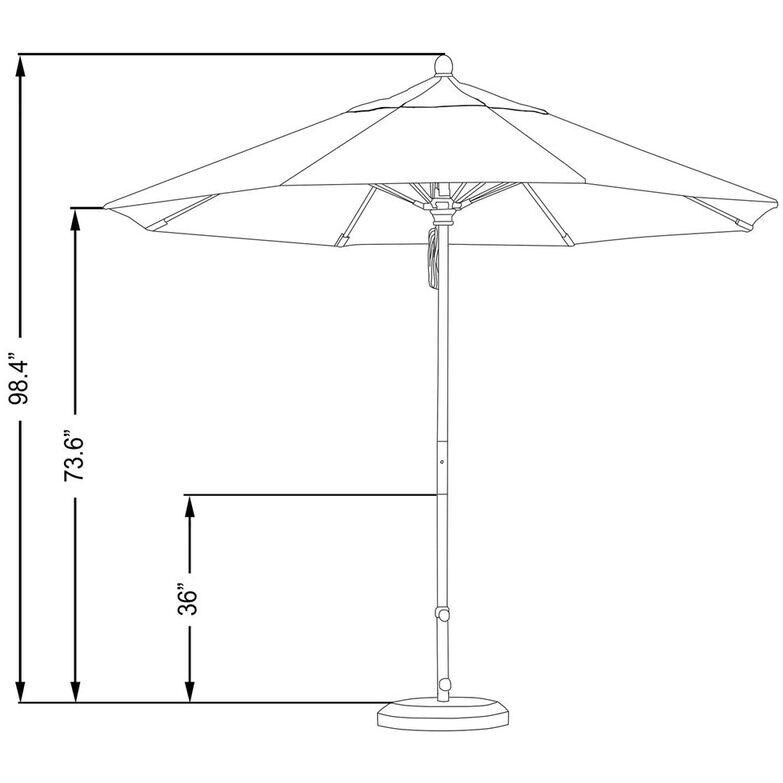 California Umbrella Octagonal 9 Ft Hardwood Patio With California Umbrella Octagonal 9 Ft Hardwood Patio With Pulley Lift And Fibergl Ribs Sunbrella Tuscan Ultimate