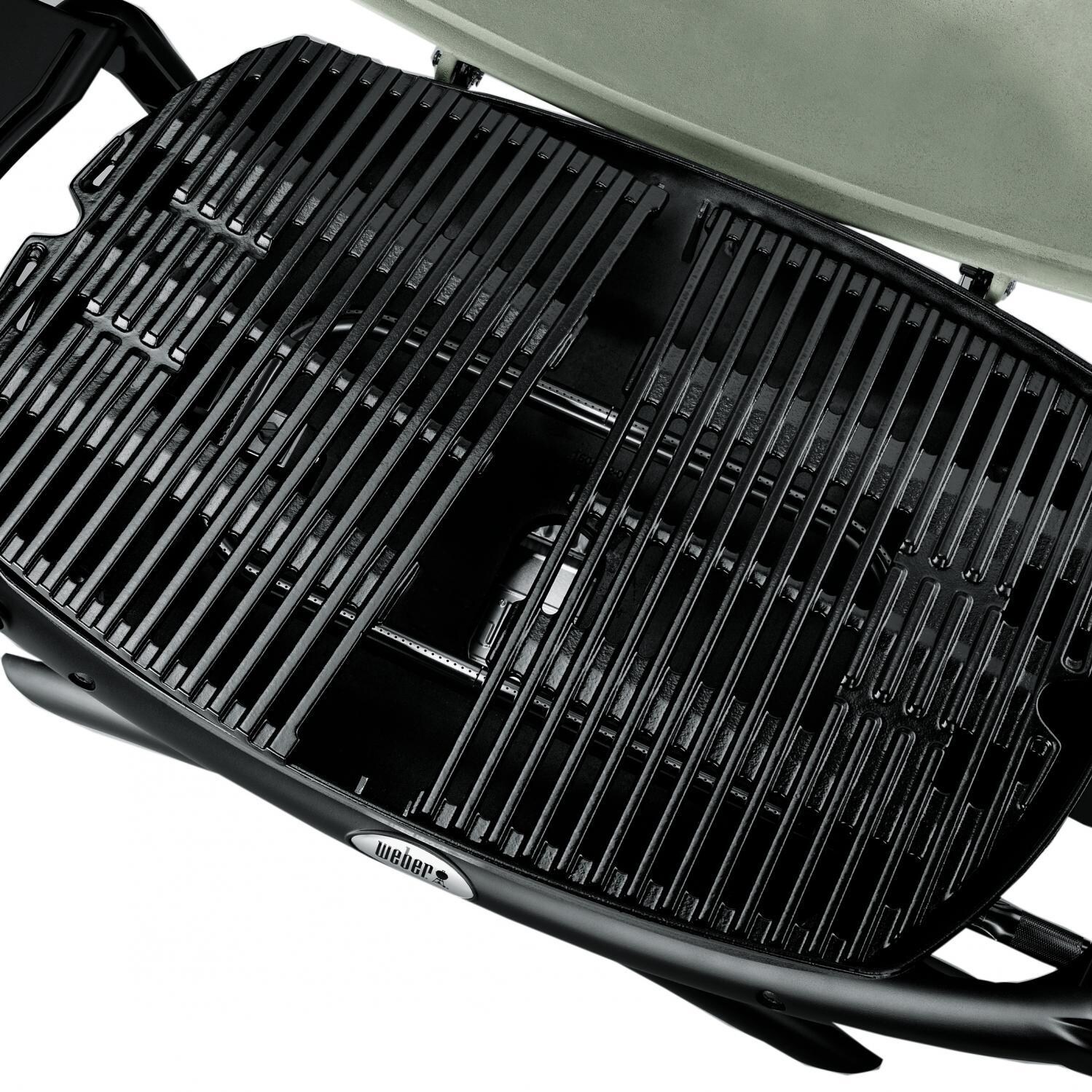 Weber Q 2000 Portable Propane Gas Grill - Top View thumbnail