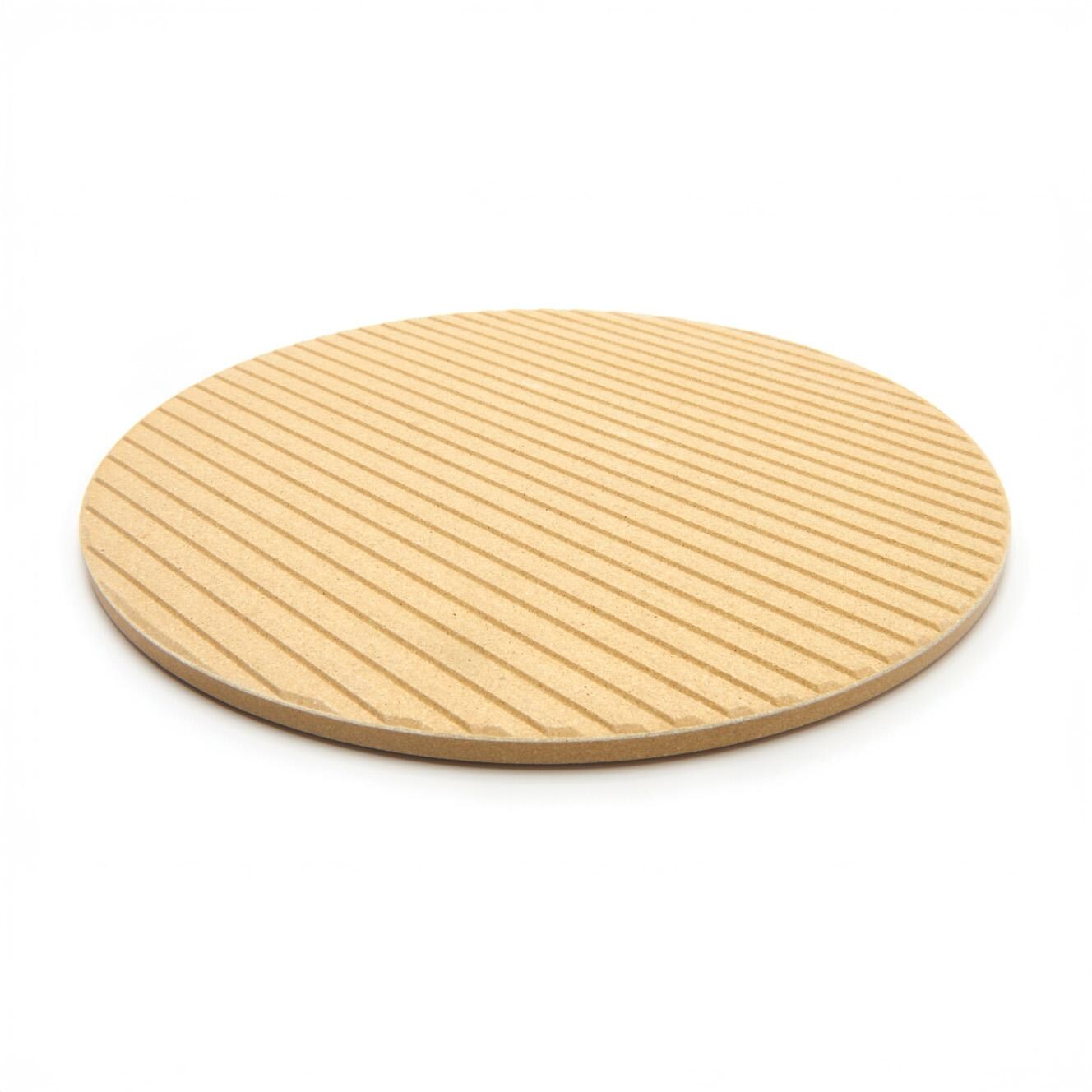 GrillPro Pizza Stone - 98154 - Side w/ Ridges - White Background thumbnail