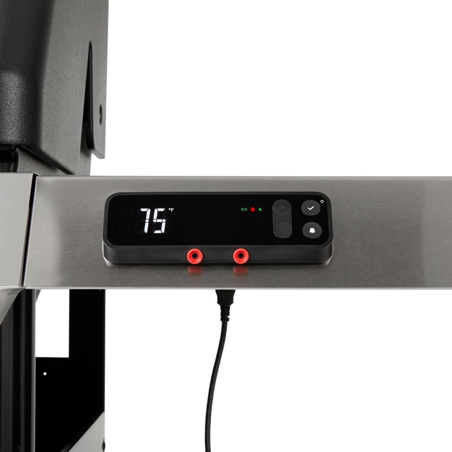 Weber GENESIS 37610001 EX-335 Natural Gas Smart Grill with Sear Burner & Side Burner - Black - Weber CONNECT Control Panel - Detail thumbnail