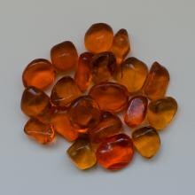 Amantii Orange Small Bead Fire Glass - 5 Pounds - AMSF-GLASS-10 image