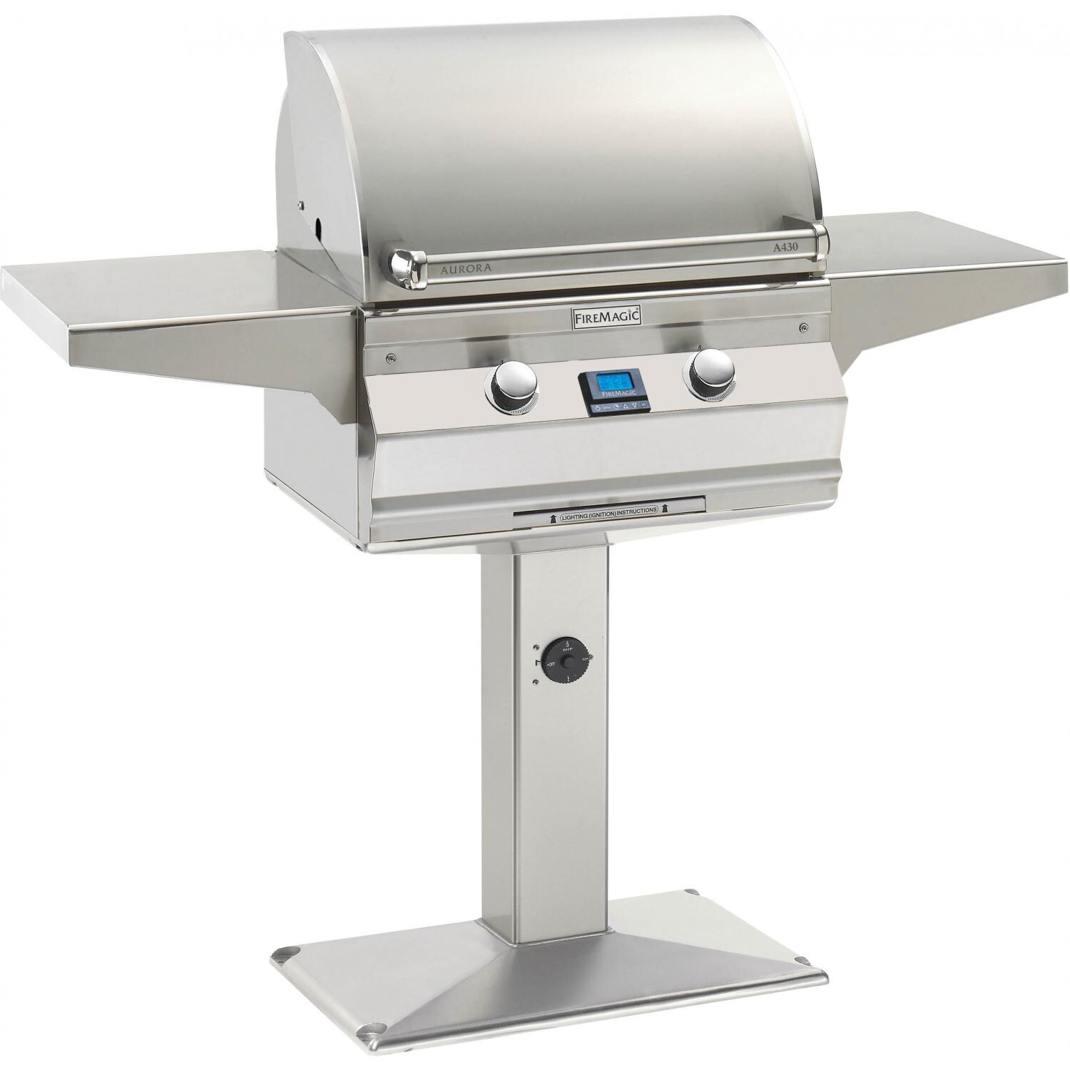 Post Mounted Natural Gas & Charcoal Grills BBQGuys