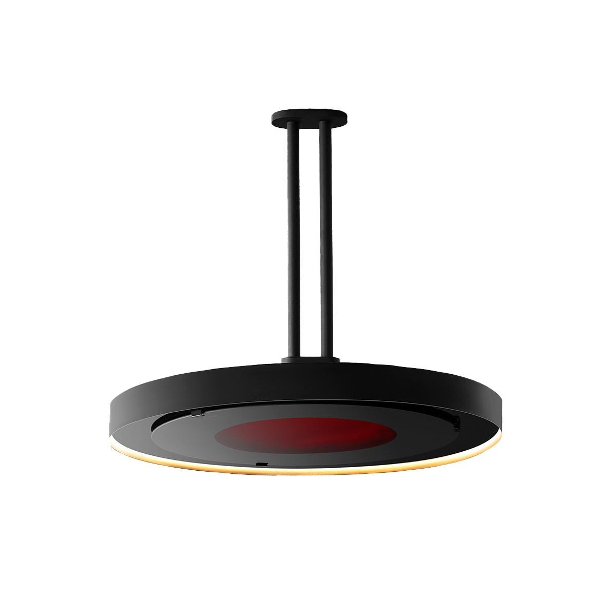 Bromic Heating Eclipse Smart-Heat 28-Inch 2900W Dual Element Electric Infrared Heater w/ Twin Pole - 208V - Black - BH0920003