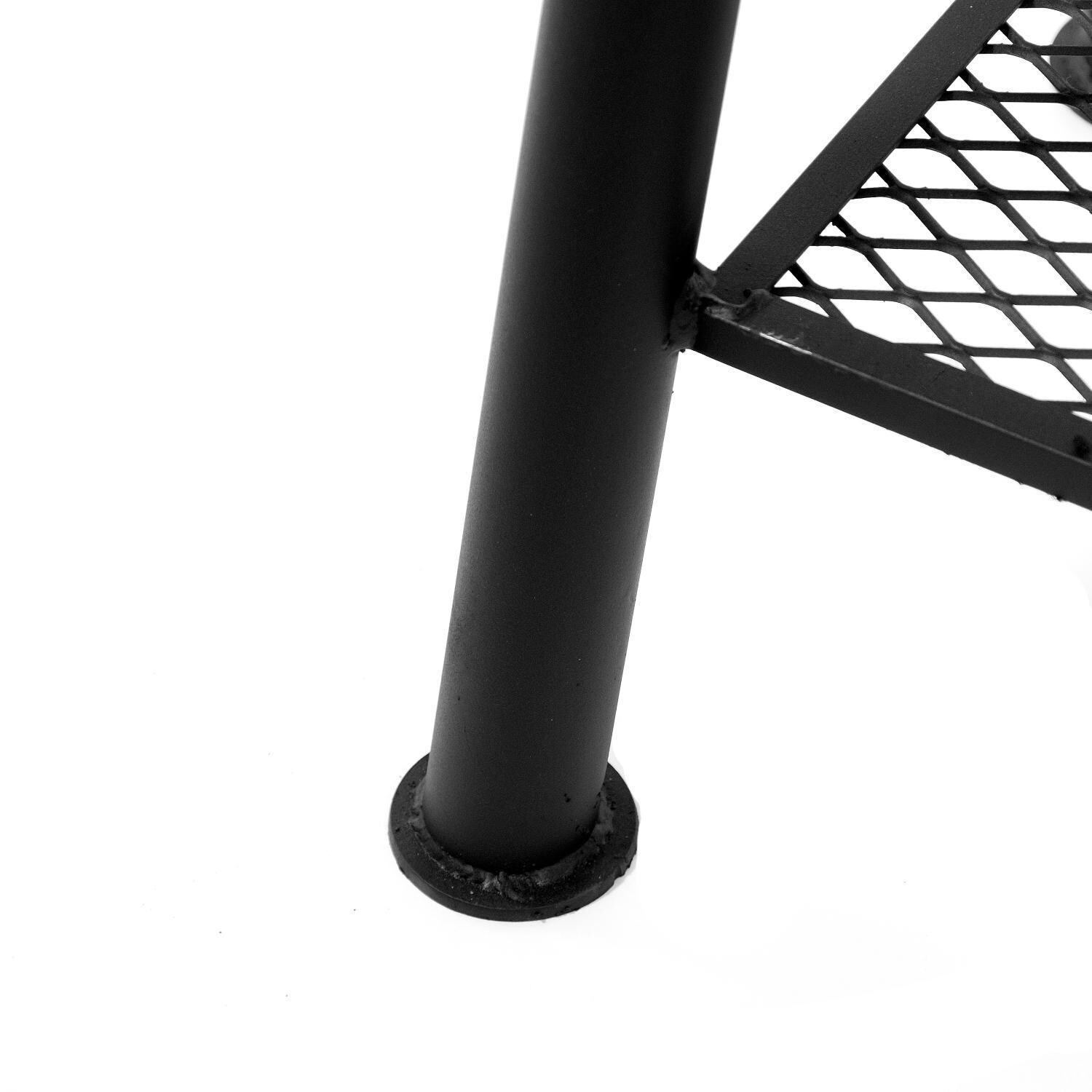 Texas Original Pits GFB-204222-XSL 20x42x22 Luling Single Lid Offset Smoker W/ Counter Weight - Feet thumbnail