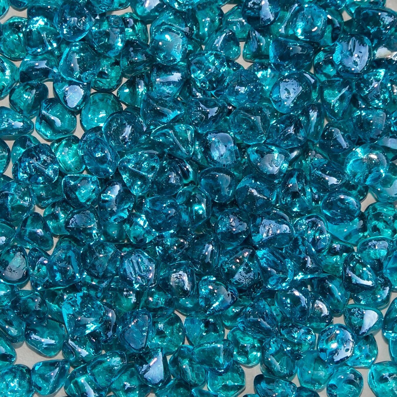 Darlee Nassau 4-Piece Patio Propane Fire Pit Sofa Conversation Set with Cushions and 47 Inch Round Fire Pit Chat Table and Fireglass - Fire Glass - Detail thumbnail