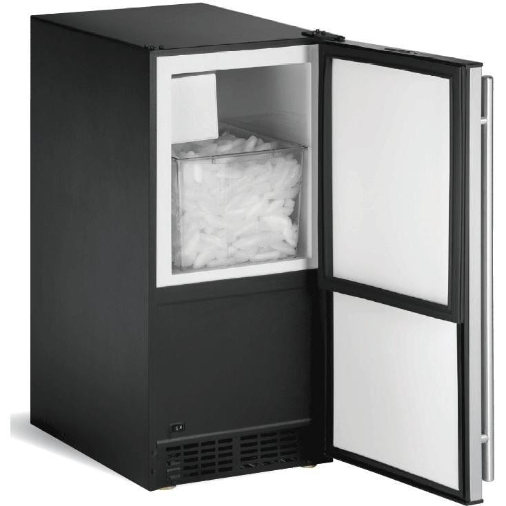 ULine 25 Lb. ADA Compliant Ice Maker With Left Hinge Stainless Steel