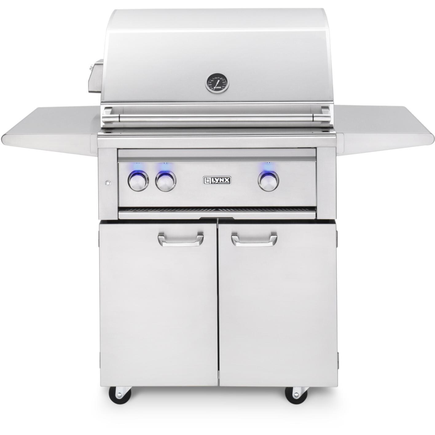 Lynx Professional 30-Inch Freestanding Propane Gas Grill With One Infrared Trident Burner And Rotisserie - L30TRF-LP thumbnail