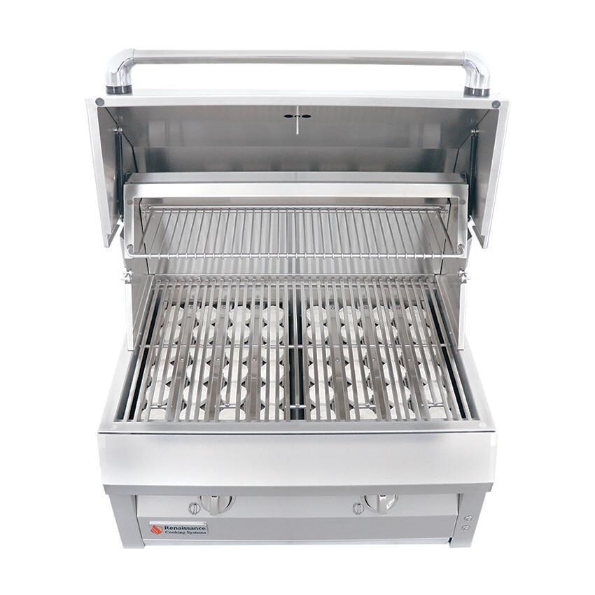 American Renaissance Grill by RCS ARG30 LP 30-Inch 2-Burner Built-In Propane Gas Grill - Cooking Grids thumbnail