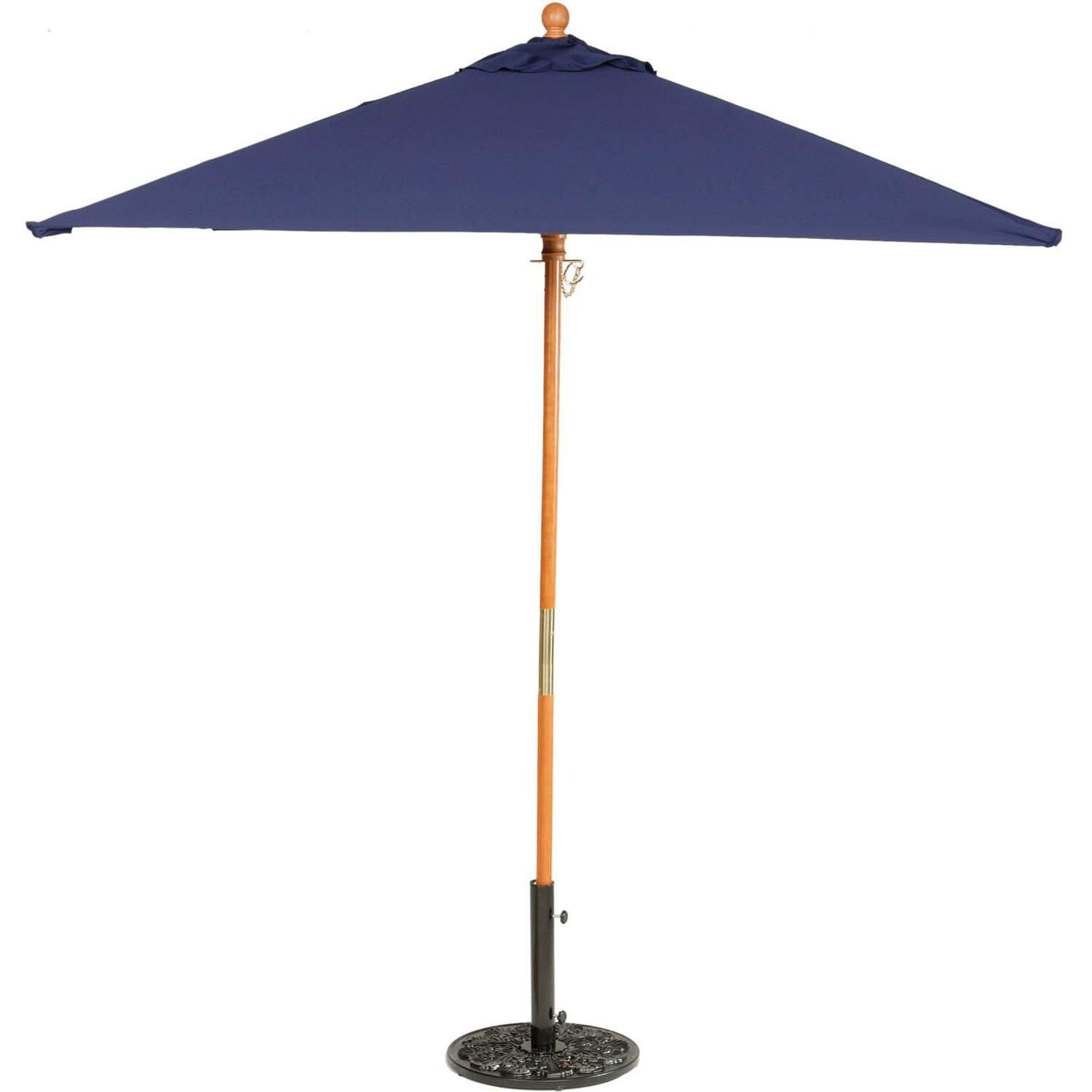 Oxford Garden 6 Ft. Square Wood Patio Market Umbrella thumbnail