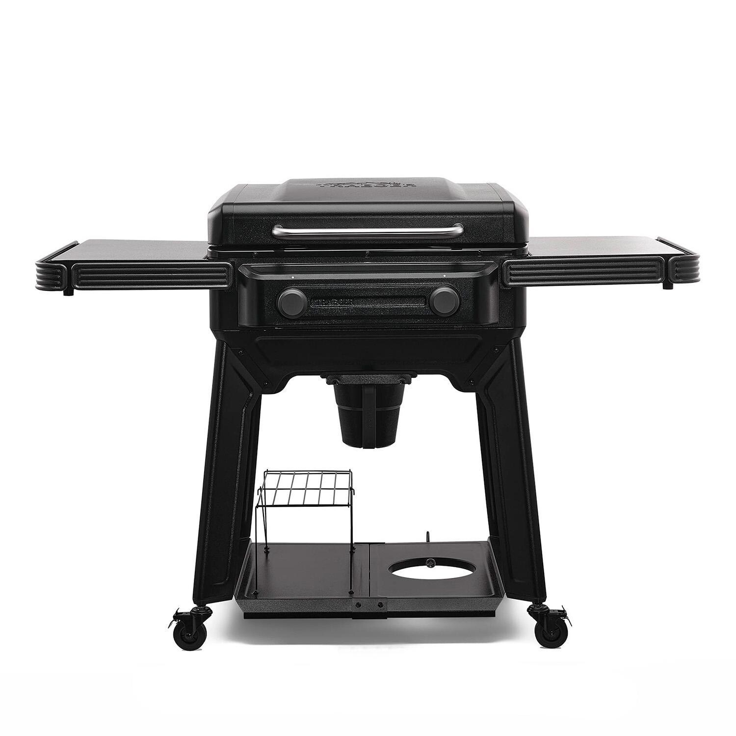 Traeger Flatrock 2 Zone Propane Griddle 4 Pc Bundle - Grill Front - White Background thumbnail