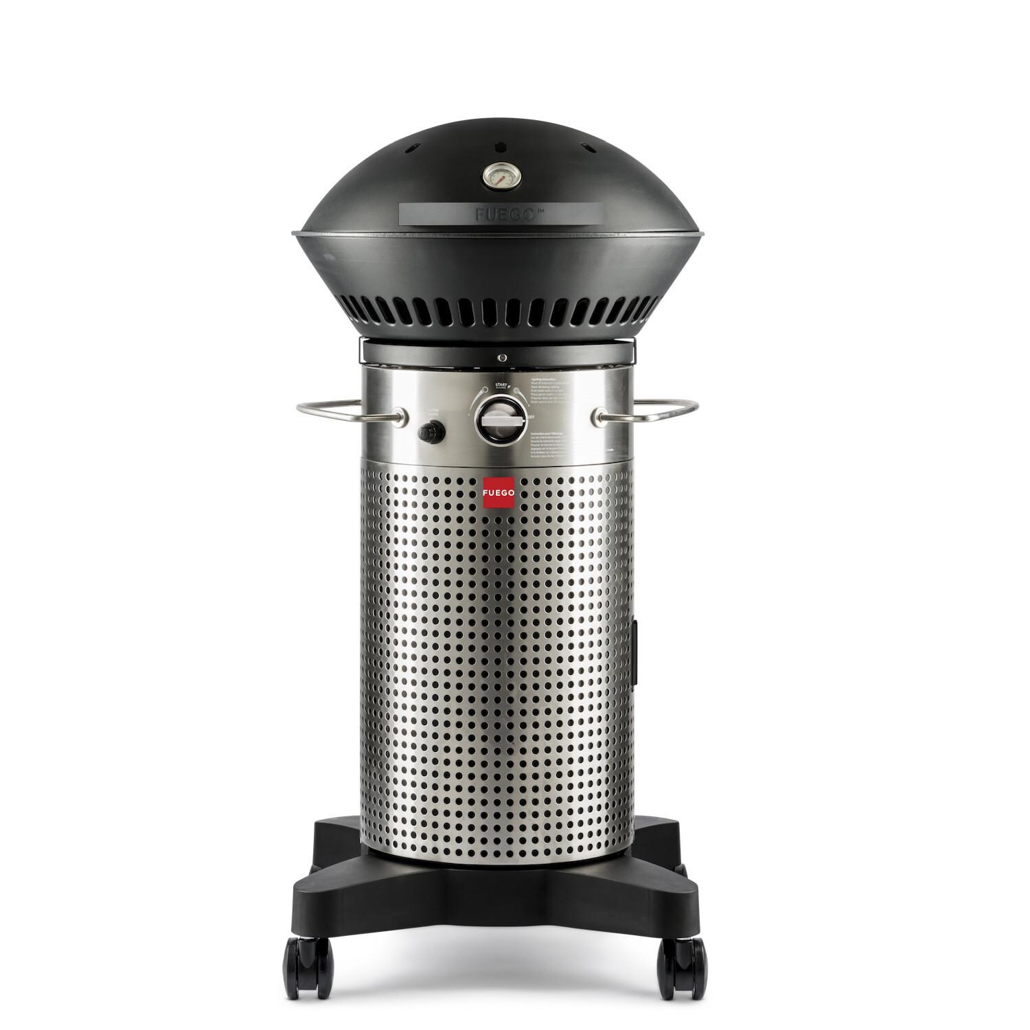 Fuego F21S-H + FEANG2  Element 21-Inch Freestanding Natural Gas Grill - Stainless Steel thumbnail