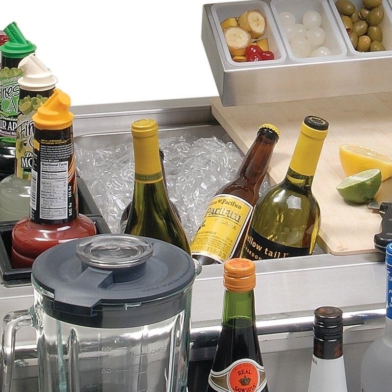 Alfresco Stainless Steel Ice Pan Accessory For 30-Inch Apron Sink In Use (Only Ice Pan Included) thumbnail