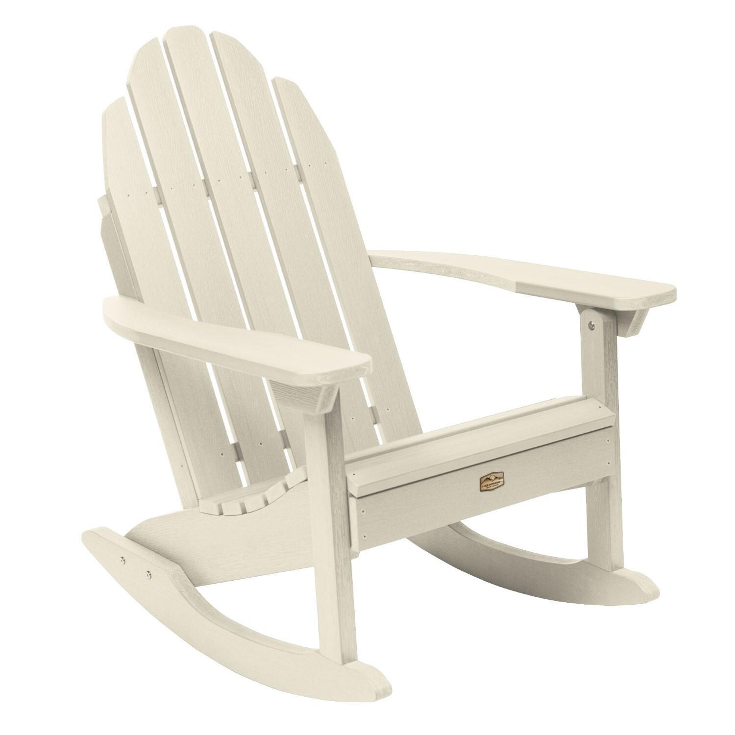 Lakeview The Charmville Adirondack Rocking Chair - Whitewash - On White thumbnail