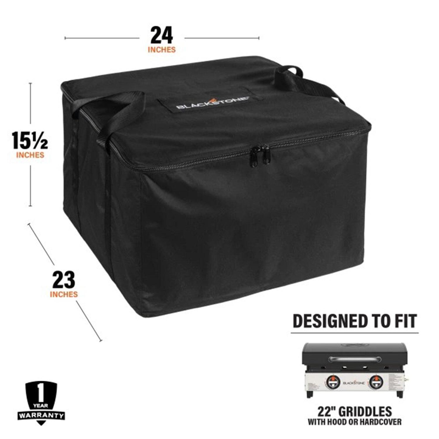 Blackstone Products 5510 22-Inch Tabletop Griddle Carry Bag W/ Adjustable Strap - Dimensions - Dimensional thumbnail