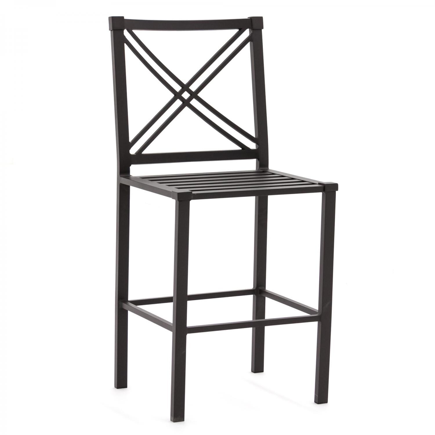 Audubon Aluminum Patio Bar Stool - Frame Angle thumbnail