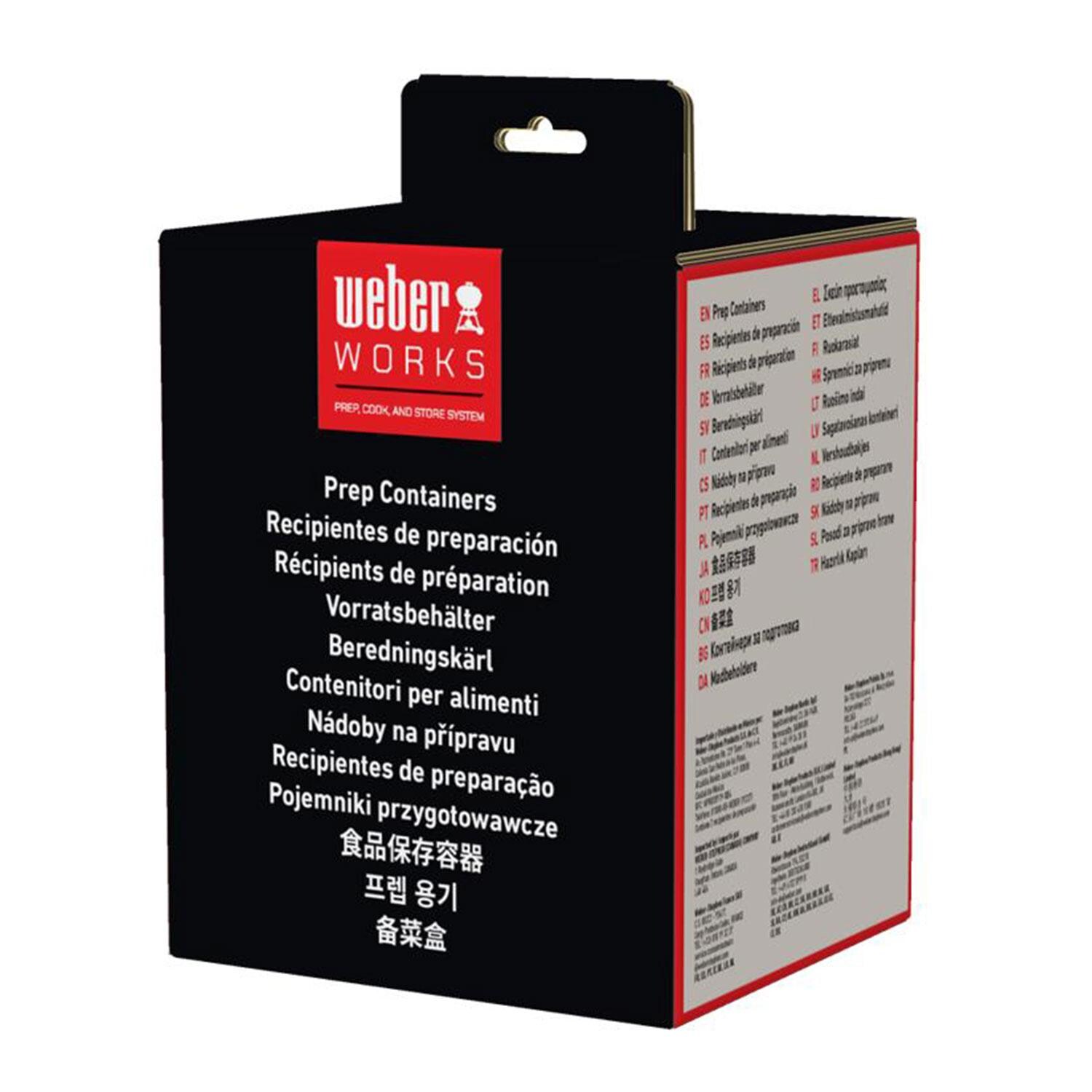 Weber 3400260 Works Prep Tub Containers - Packaging - White Background thumbnail