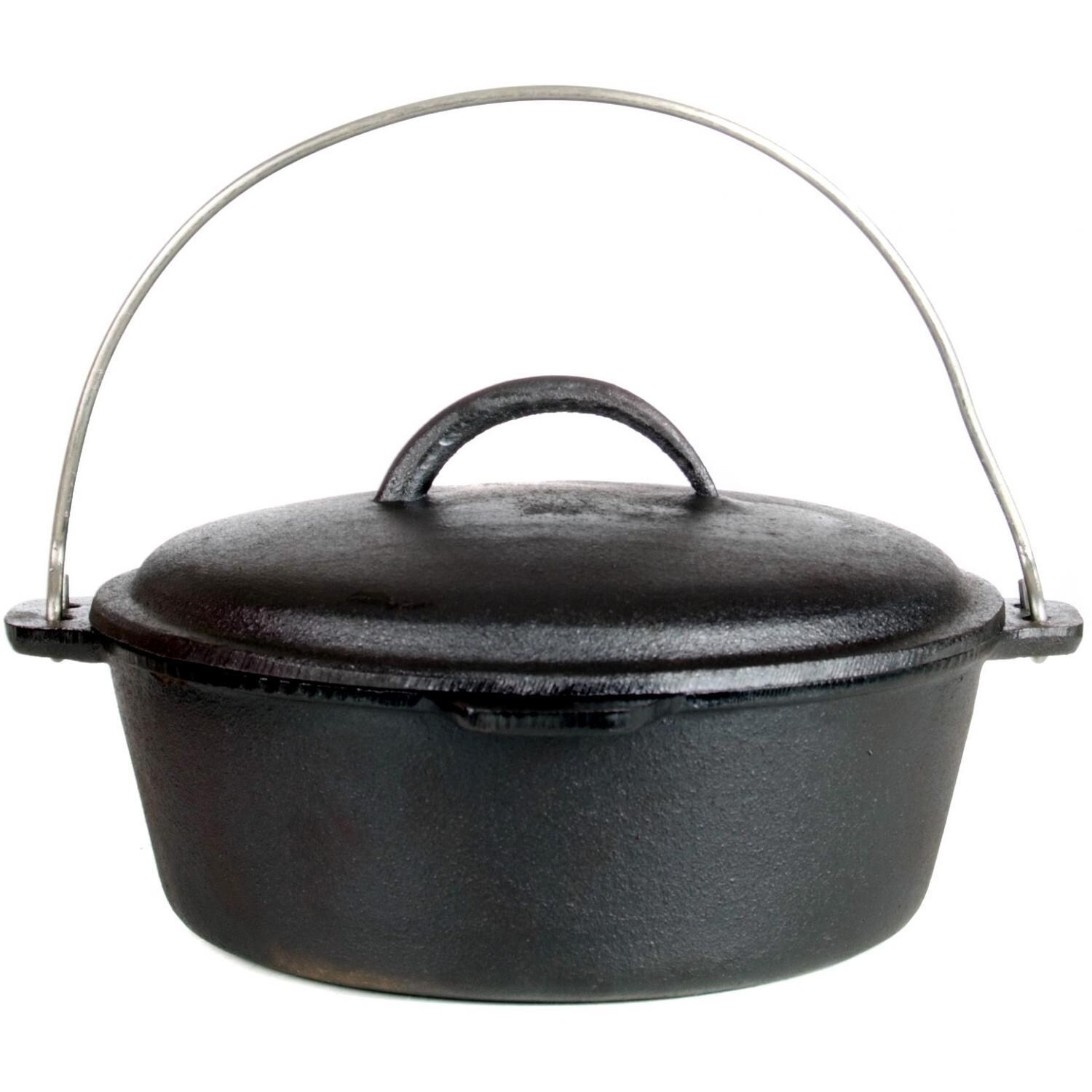 Cajun Cookware 2-Quart Seasoned Cast Iron Dutch Oven - GL10486S thumbnail