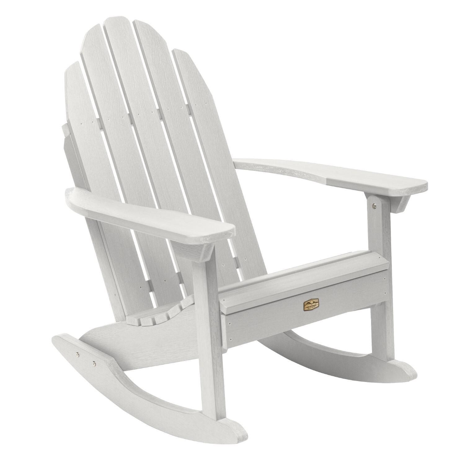 Lakeview The Charmville Adirondack Rocking Chair - White - On White thumbnail