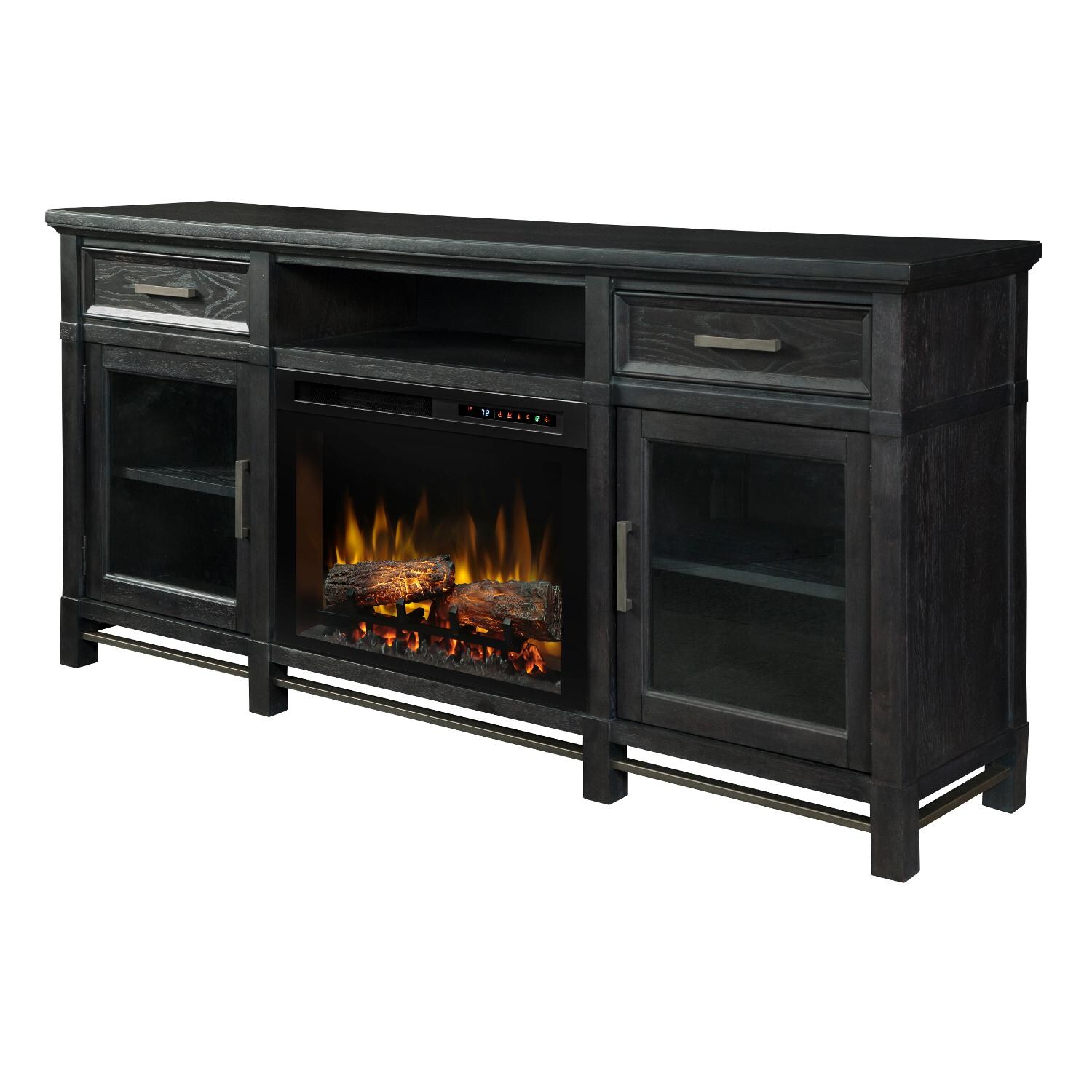 Dimplex Jane 70-Inch Electric Fireplace Media Console -  Inner-Glow Logs - Inkwell - GDS26L8-4480IW thumbnail